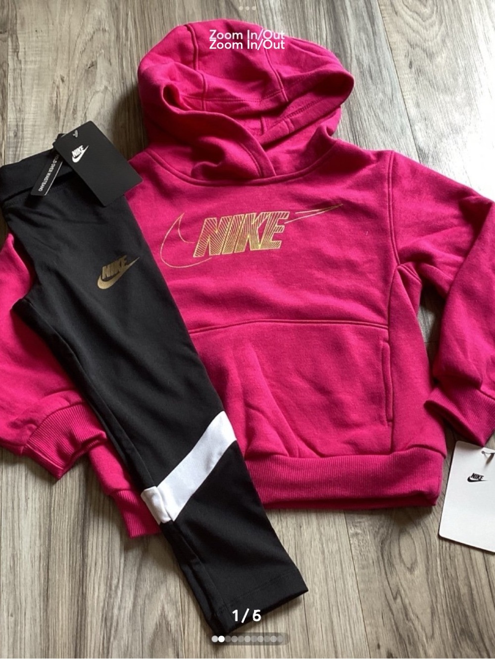 Nike Girls Hoodie & leggings outfit size 5(NWT) ~PRICE IS FIRM, NO OFFERS~